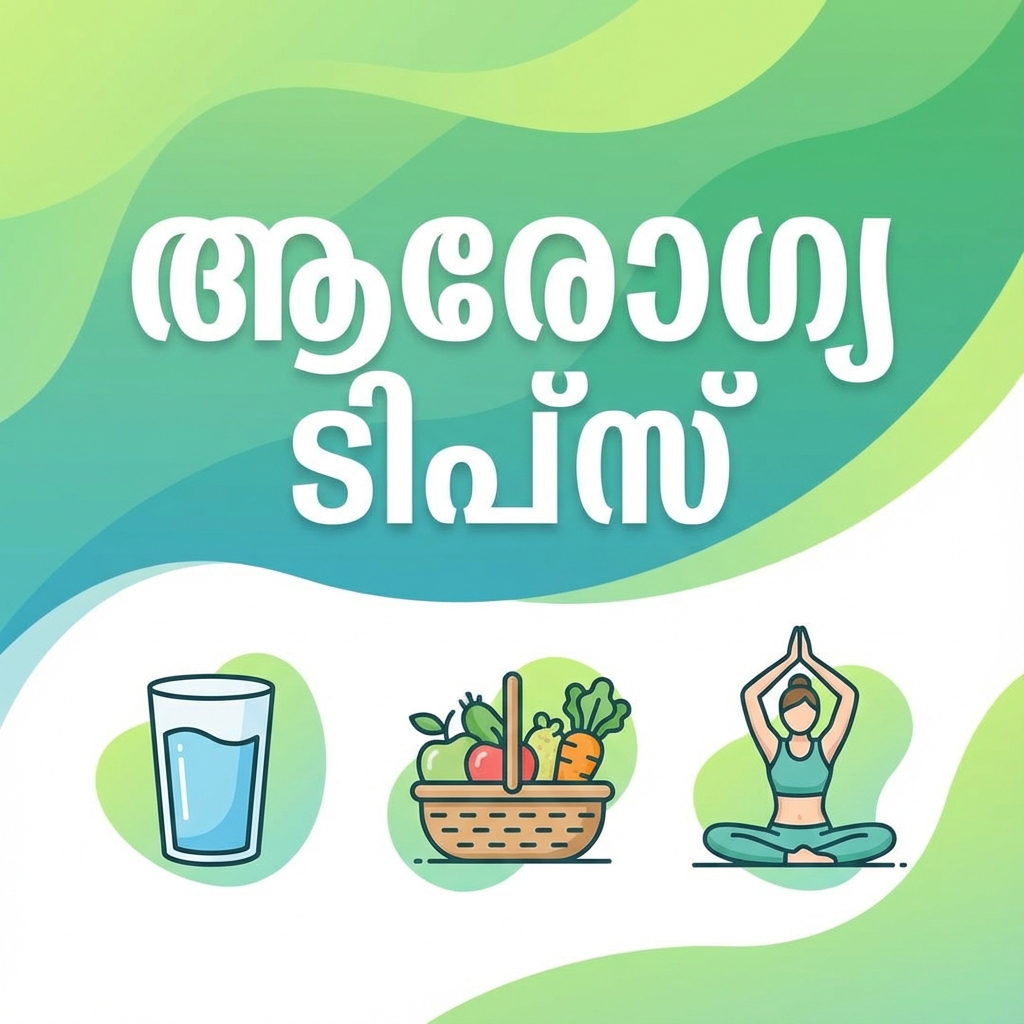ആരോഗ്യകരമായ ജീവിതത്തിനുള്ള 10 സിമ്പിൾ ടിപ്സ്