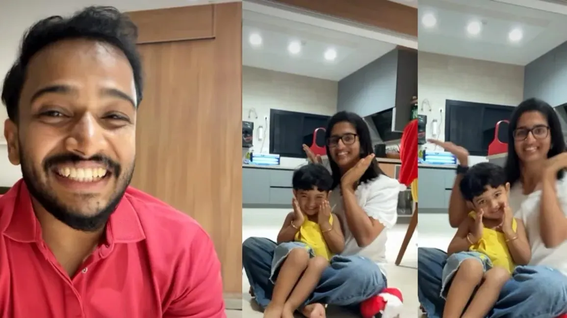 കുടുംബത്തോടൊപ്പം ട്രെൻഡിന് ചുവടുവെച്ച് ബേസിൽ ജോസഫ്; ‘കുട്ടുമ കുട്ടു’ റീൽ കയ്യടികൾ നേടുന്നു